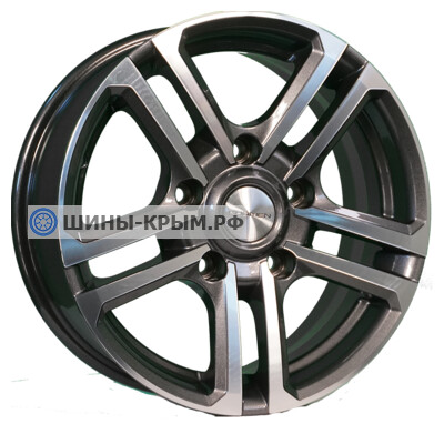 Khomen Wheels KHW1602 (Niva 4x4 Bronto) 6.5x16/5x139.7 ET35 D98.5 Gray-FP