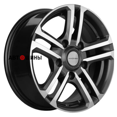 Khomen Wheels KHW1602 (Niva 4x4) 6.5x16/5x139.7 ET40 D98.5 Gray-FP