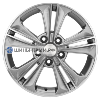 Khomen Wheels KHW1603 (Creta/Seltos) 6x16/5x114.3 ET43 D67.1 G-Silver-FP