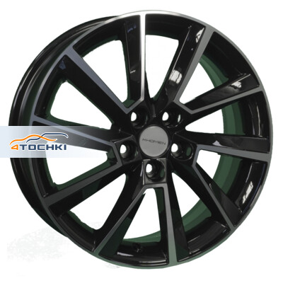 Khomen Wheels KHW1604 (Fabia/Polo) 6x16/5x100 ET45 D57.1 Black-FP
