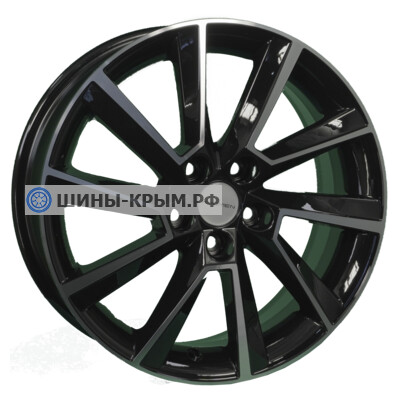 Khomen Wheels KHW1604 (Kamiq/Rapid/Scala) 6x16/5x100 ET38 D57.1 Black-FP Khomen Wheels KHW1604 (Kamiq/Rapid/Scala) 6x16/5x100 ET38 D57.1 Black-FP