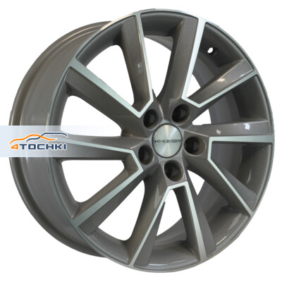 Khomen Wheels KHW1604 (Kamiq/Rapid/Scala) 6x16/5x100 ET38 D57.1 F-Silver-FP