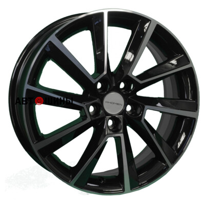 Khomen Wheels KHW1604 (Yaris) 6x16/5x100 ET45 D54.1 Black-FP Khomen Wheels KHW1604 (Yaris) 6x16/5x100 ET45 D54.1 Black-FP