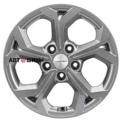 Khomen Wheels KHW1606 (Huyndai/Kia) 6.5x16/5x114.3 ET43 D67.1 Black