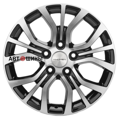 Khomen Wheels KHW1608 (Actyon) 6.5x16/5x112 ET40 D66.6 Black-FP