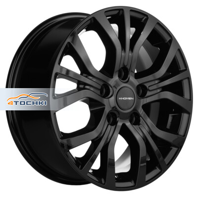 Khomen Wheels KHW1608 (Actyon) 6.5x16/5x112 ET40 D66.6 Black Khomen Wheels KHW1608 (Actyon) 6.5x16/5x112 ET40 D66.6 Black