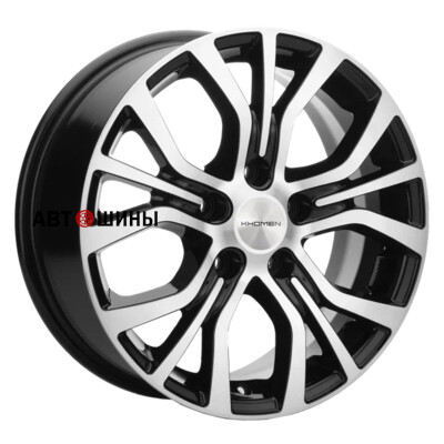Khomen Wheels KHW1608 (Evolute I-Van) 6.5x16/5x110 ET40 D67.1 Black-FP
