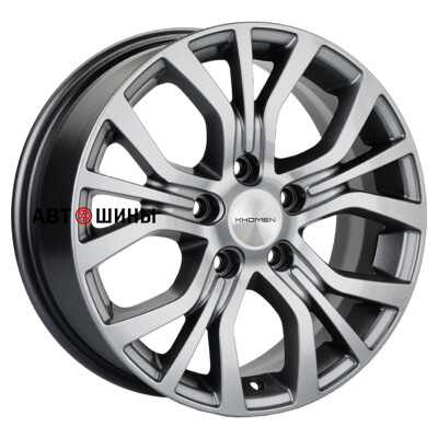 Khomen Wheels KHW1608 (Huyndai/Mazda) 6.5x16/5x114.3 ET45 D67.1 G-Silver Khomen Wheels KHW1608 (Huyndai/Mazda) 6.5x16/5x114.3 ET45 D67.1 G-Silver