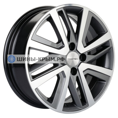 Khomen Wheels KHW1609 (Rio II/Solaris II) 6x16/4x100 ET46 D54.1 Gray-FP