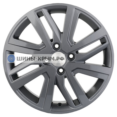 Khomen Wheels KHW1609 (Rio II/Solaris II) 6x16/4x100 ET46 D54.1 Gray