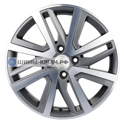 Khomen Wheels KHW1609 (Stepway) 6x16/4x100 ET37 D60.1 Gray-FP