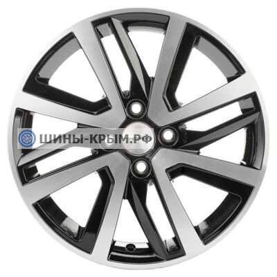 Khomen Wheels KHW1609 (XRay) 6x16/4x100 ET41 D60.1 Black-FP Khomen Wheels KHW1609 (XRay) 6x16/4x100 ET41 D60.1 Black-FP