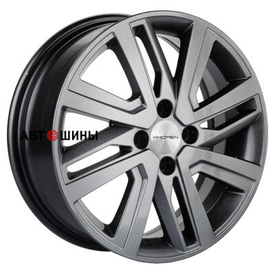 Khomen Wheels KHW1609 (XRay) 6x16/4x100 ET41 D60.1 G-Silver Khomen Wheels KHW1609 (XRay) 6x16/4x100 ET41 D60.1 G-Silver