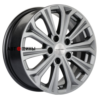 Khomen Wheels KHW1610 (Chery Tiggo 3/Tiggo 3 Pro) 6.5x16/5x108 ET45 D60.1 Gray-FP Khomen Wheels KHW1610 (Chery Tiggo 3/Tiggo 3 Pro) 6.5x16/5x108 ET45 D60.1 Gray-FP