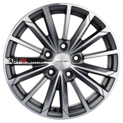 Khomen Wheels KHW1610 (Toyota/Suzuki) 6.5x16/5x114.3 ET45 D60.1 Black