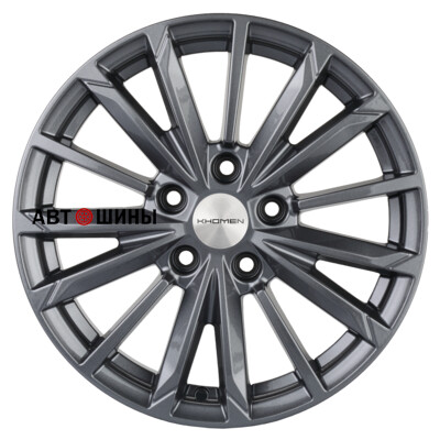 Khomen Wheels KHW1611 (Actyon) 6.5x16/5x112 ET39.5 D66.6 Gray Khomen Wheels KHW1611 (Actyon) 6.5x16/5x112 ET39.5 D66.6 Gray