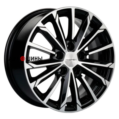 Khomen Wheels KHW1611 (Changan CS35) 6.5x16/5x110 ET46 D63.3 Black