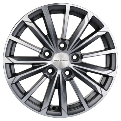 Khomen Wheels KHW1611 (Changan CS35) 6.5x16/5x110 ET46 D63.3 Gray-FP