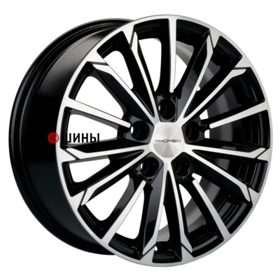 Khomen Wheels KHW1611 (DFM 580) 6.5x16/5x110 ET45 D67.1 Black Khomen Wheels KHW1611 (DFM 580) 6.5x16/5x110 ET45 D67.1 Black