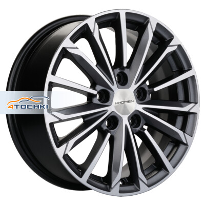 Khomen Wheels KHW1611 (Geely Coolray) 6.5x16/5x114.3 ET45 D54.1 Black
