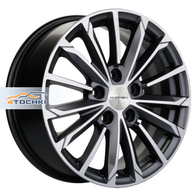 Khomen Wheels KHW1611 (Mitsubishi) 6.5x16/5x114.3 ET46 D67.1 Black-FP