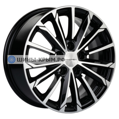 Khomen Wheels KHW1611 (Octavia A7) 6.5x16/5x112 ET46 D57.1 Black-FP Khomen Wheels KHW1611 (Octavia A7) 6.5x16/5x112 ET46 D57.1 Black-FP