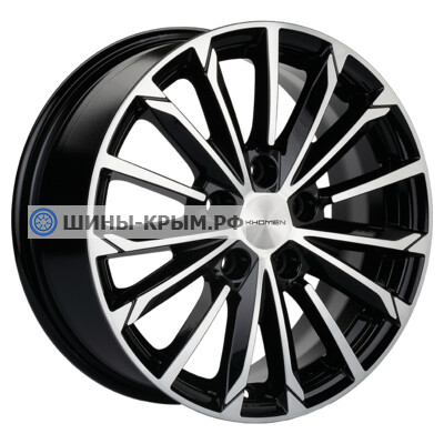 Khomen Wheels KHW1611 (Octavia/Golf/Jetta) 6.5x16/5x112 ET50 D57.1 Black-FP