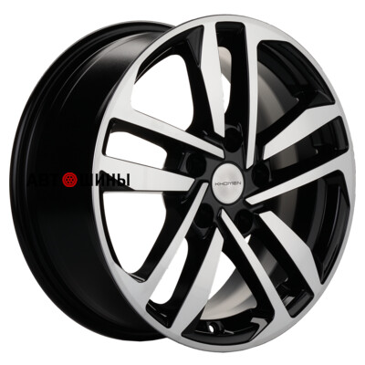 Khomen Wheels KHW1612 (Huyndai/Kia) 6.5x16/5x114.3 ET43 D67.1 Black-FP