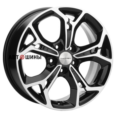 Khomen Wheels KHW1612 (Huyndai/Mazda) 6.5x16/5x114.3 ET45 D67.1 Black-FP Khomen Wheels KHW1612 (Huyndai/Mazda) 6.5x16/5x114.3 ET45 D67.1 Black-FP