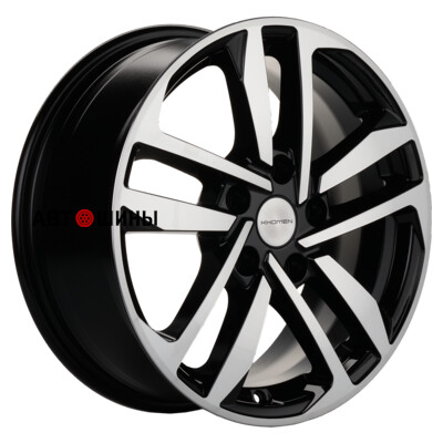 Khomen Wheels KHW1612 (Mitsubishi) 6.5x16/5x114.3 ET46 D67.1 Black-FP