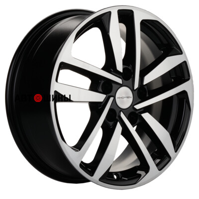 Khomen Wheels KHW1612 (Octavia A5/Golf/Jetta) 6.5x16/5x112 ET50 D57.1 Black-FP Khomen Wheels KHW1612 (Octavia A5/Golf/Jetta) 6.5x16/5x112 ET50 D57.1 Black-FP