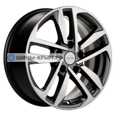 Khomen Wheels KHW1612 (Polo) 6.5x16/5x100 ET39 D57.1 Gray-FP Khomen Wheels KHW1612 (Polo) 6.5x16/5x100 ET39 D57.1 Gray-FP