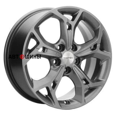 Khomen Wheels KHW1702 (Changan CS35/CS35 Pro) 7x17/5x110 ET46 D63.3 Black-FP