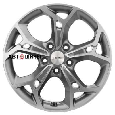 Khomen Wheels KHW1702 (Changan/Geely/Lexus/Toyota) 7x17/5x114.3 ET45 D60.1 Gray-FP