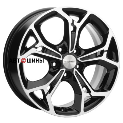 Khomen Wheels KHW1702 (Ford C-Max) 7x17/5x108 ET50 D63.35 Black-FP Khomen Wheels KHW1702 (Ford C-Max) 7x17/5x108 ET50 D63.35 Black-FP