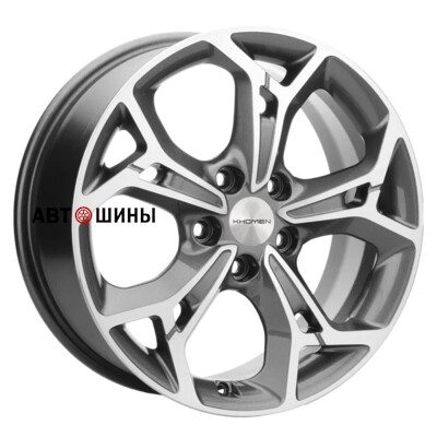 Khomen Wheels KHW1702 (Jolion) 7x17/5x114.3 ET37 D66.5 Gray-FP