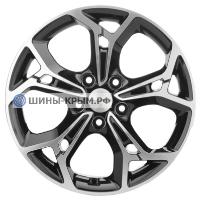 Khomen Wheels KHW1702 (Qashqai) 7x17/5x114.3 ET40 D66.1 Black-FP
