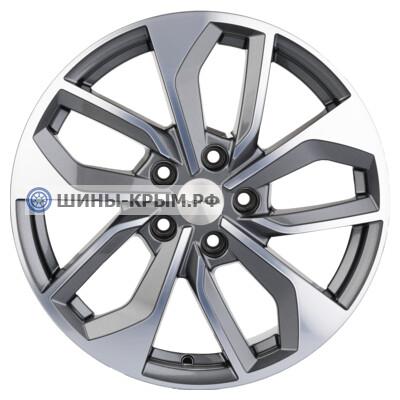 Khomen Wheels KHW1703 (A4) 7x17/5x112 ET46 D66.6 Gray-FP