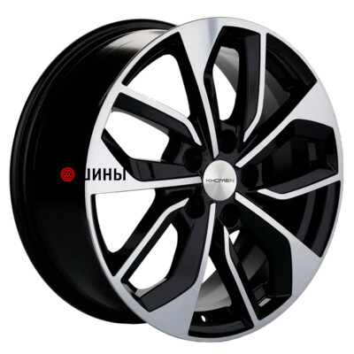 Khomen Wheels KHW1703 (Jac/Москвич 3) 7x17/5x108 ET40 D54.1 Black-FP