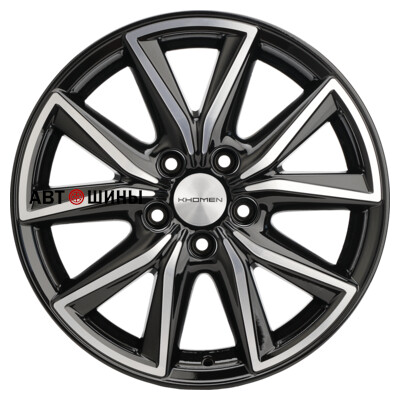 Khomen Wheels KHW1706 (CX-5/Seltos/Optima) 7x17/5x114.3 ET50 D67.1 Black-FP
