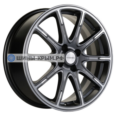 Khomen Wheels KHW1707 (Lada Vesta) 6.5x17/4x100 ET50 D60.1 Gray-FP Khomen Wheels KHW1707 (Lada Vesta) 6.5x17/4x100 ET50 D60.1 Gray-FP