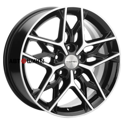 Khomen Wheels KHW1709 (Ceed) 7x17/5x114.3 ET53 D67.1 Black Khomen Wheels KHW1709 (Ceed) 7x17/5x114.3 ET53 D67.1 Black