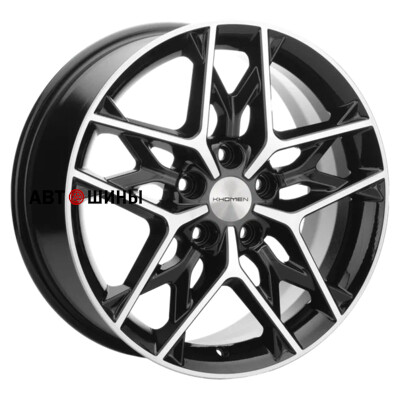 Khomen Wheels KHW1709 (Changan CS35 Plus) 7x17/5x110 ET46 D63.3 Black-FP
