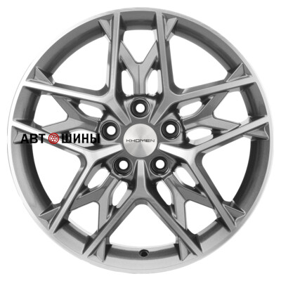 Khomen Wheels KHW1709 (Changan/Geely/Lexus/Toyota) 7x17/5x114.3 ET45 D60.1 Gray-FP