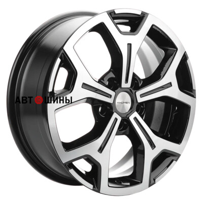 Khomen Wheels KHW1710(2) (Mercedes Vito) 6.5x17/5x112 ET50 D66.6 Black-FP