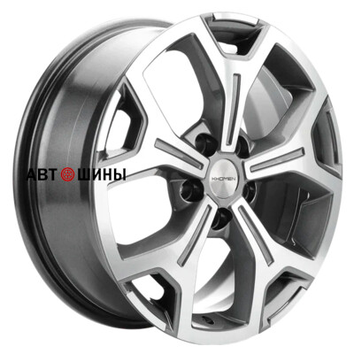 Khomen Wheels KHW1710(2) (VW Transporter) 6.5x17/5x120 ET55 D65.1 Gray-FP