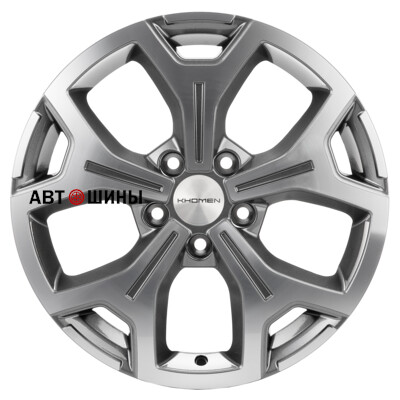 Khomen Wheels KHW1710 (Arkana/Kaptur) 6.5x17/5x114.3 ET50 D66.1 Gray-FP