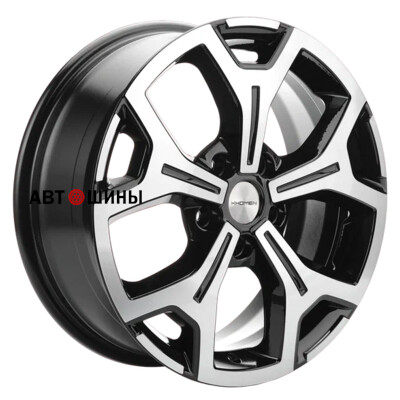 Khomen Wheels KHW1710 (Chery Tiggo 7pro) 6.5x17/5x108 ET33 D60.1 Black-FP