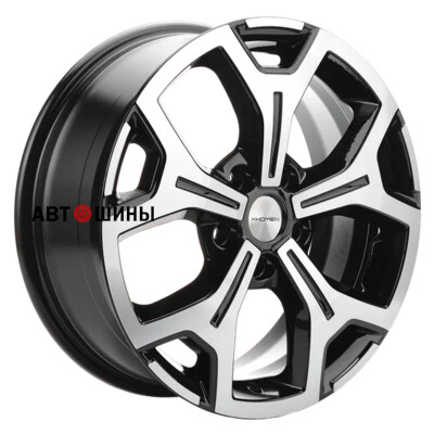 Khomen Wheels KHW1710 (Chery Tiggo/Tiggo 7 Pro) 6.5x17/5x108 ET33 D60.1 Black-FP