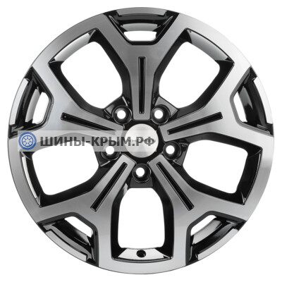Khomen Wheels KHW1710 (Focus) 6.5x17/5x108 ET50 D63.3 Black-FP